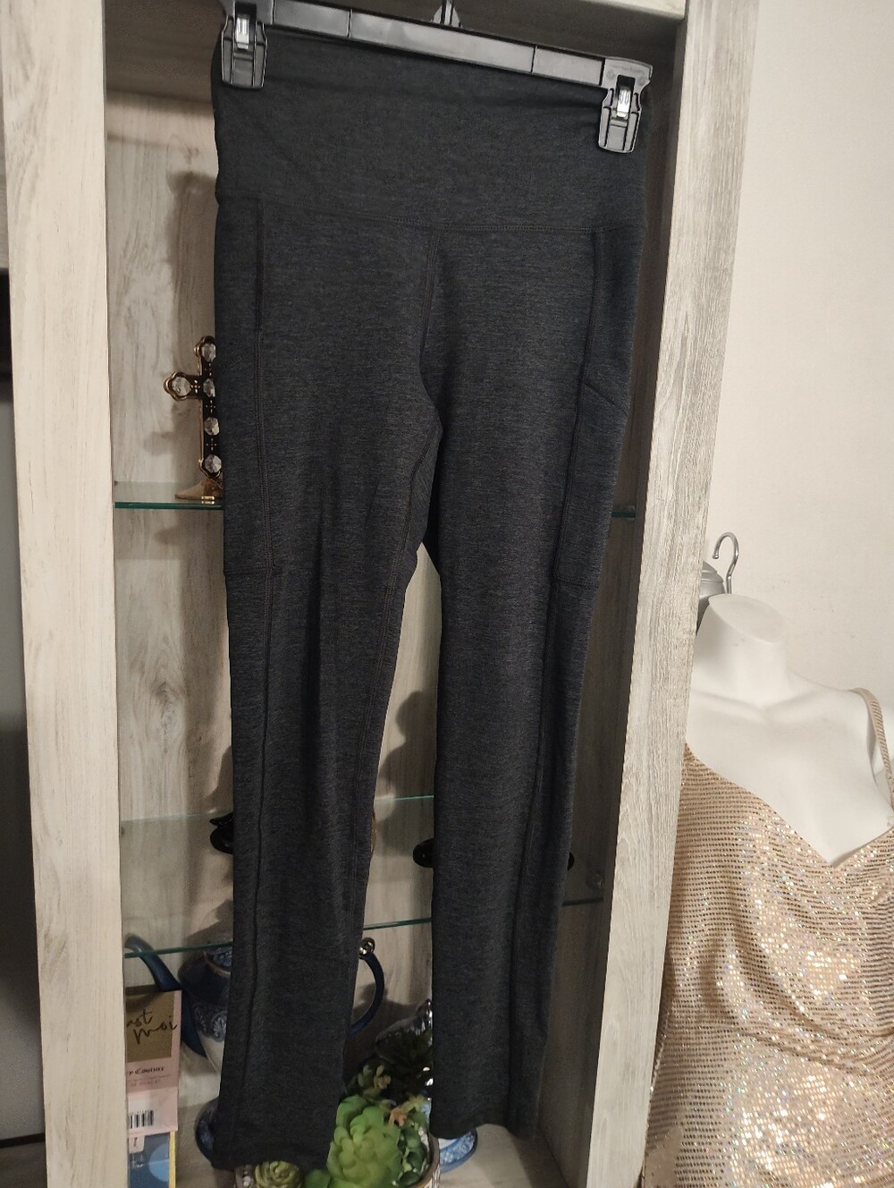 Offline High-Waist Dark Gray Women's Ponte Pants SZ Small